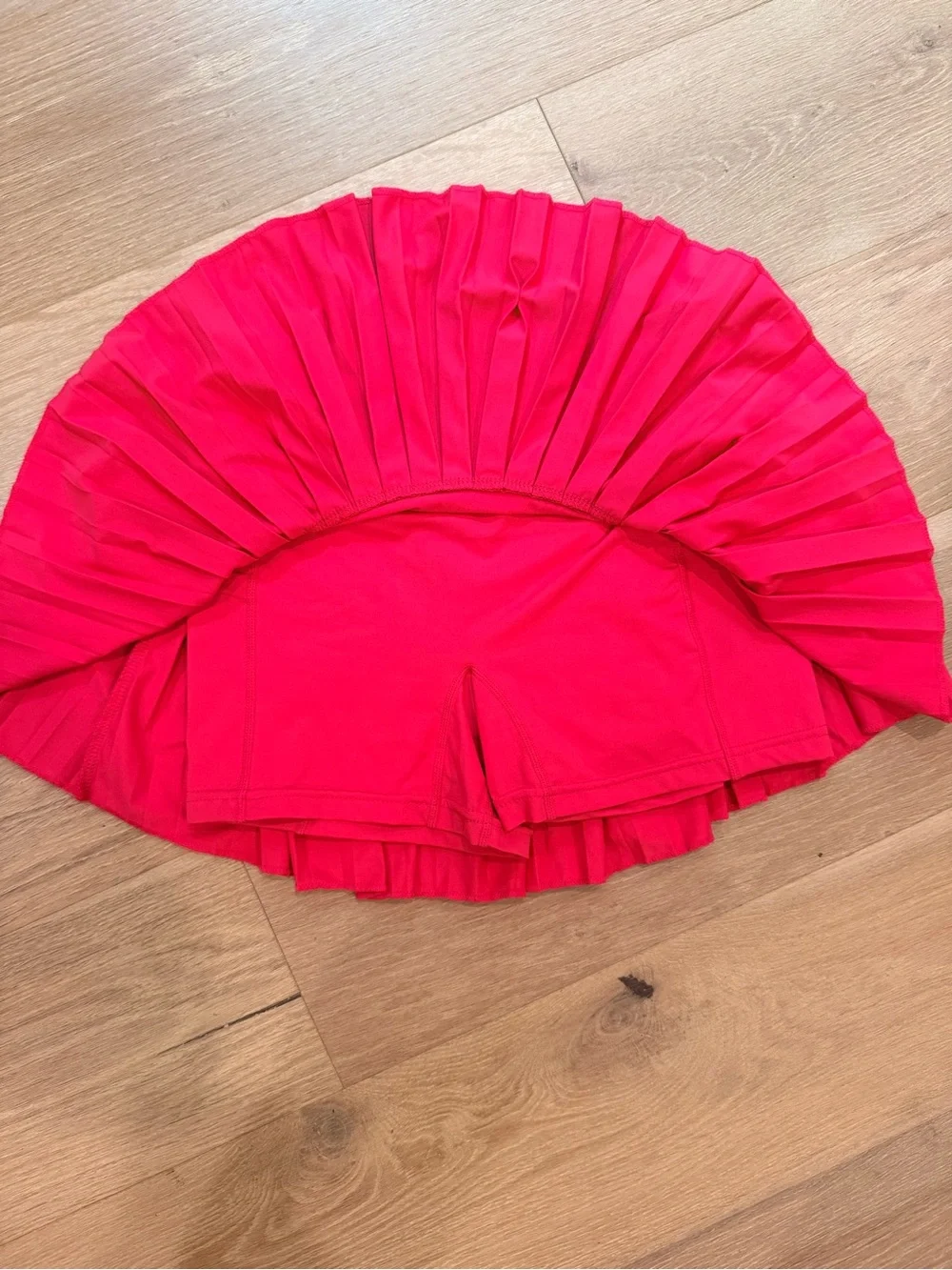 Women’s Pleated Mini Skirt - Bright Pink